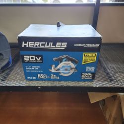 Hercules HC72B 20V CORDLESS 6 1/2" CIRCULAR SAW TOOL ONLY NEW