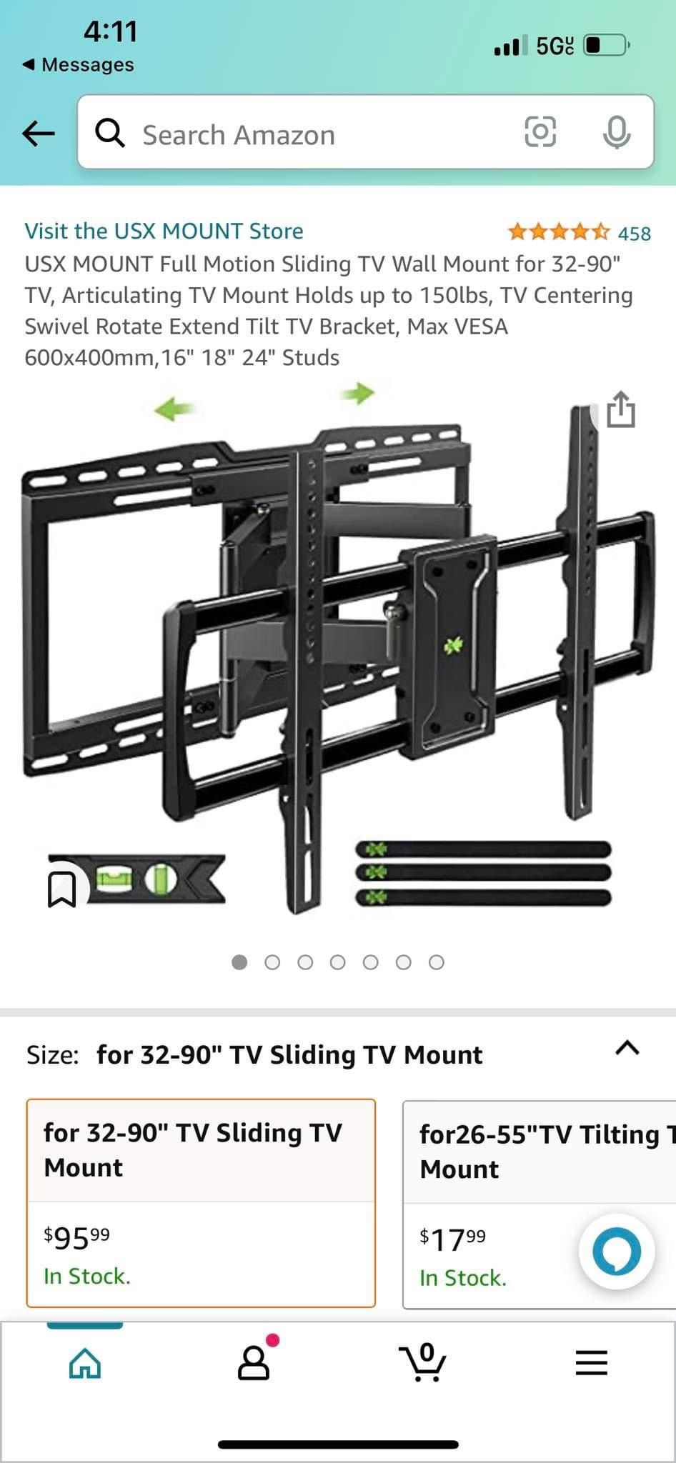 Tv mount used