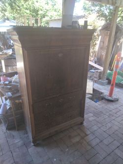 19th century Louis Philippe armoire desk