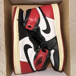 Air Jordan 1 Black Toe 2016  Size 10 Men 