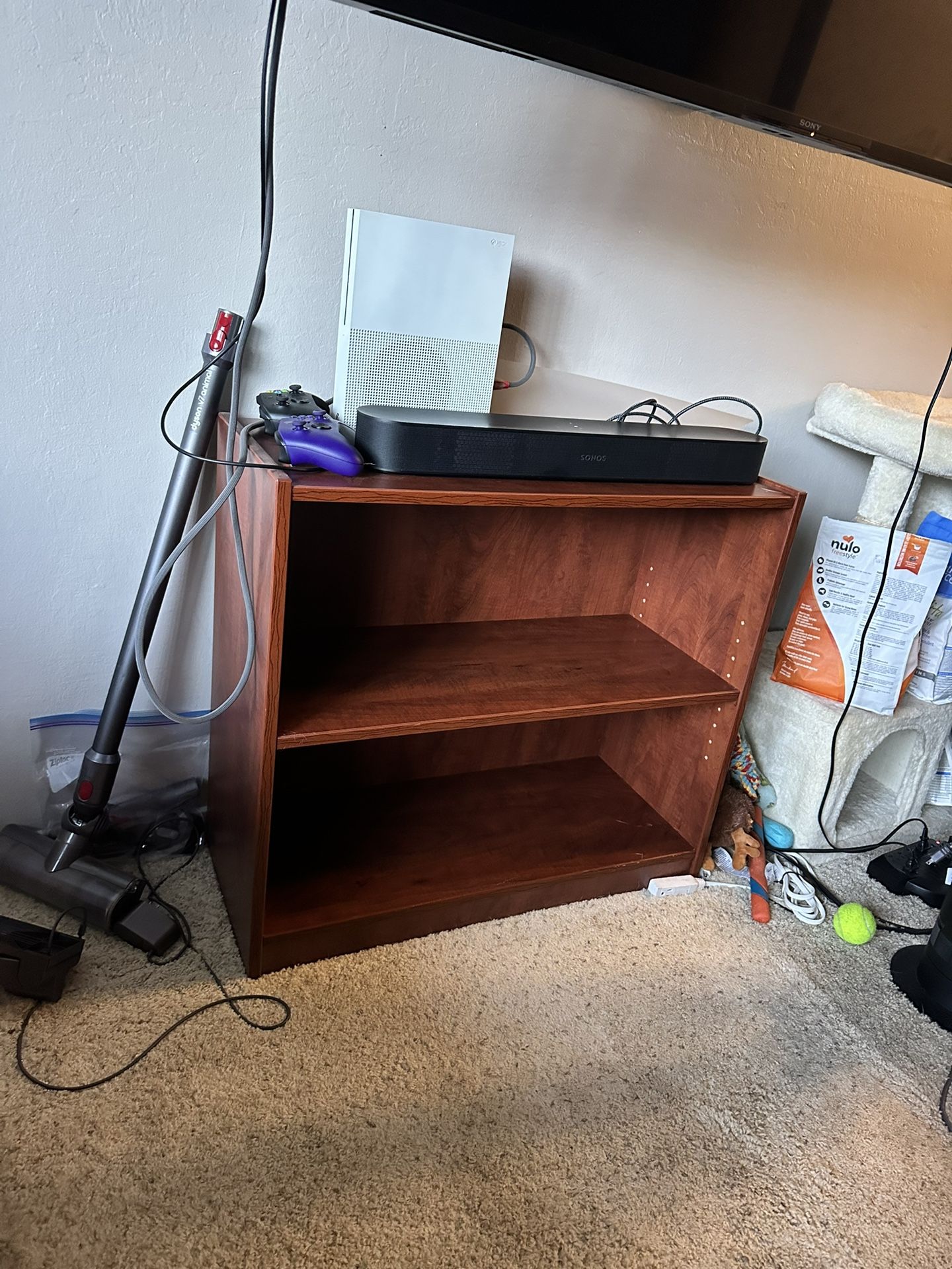 Cherry Wooden Bookshelf