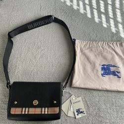 Burberry Leather Note Bag