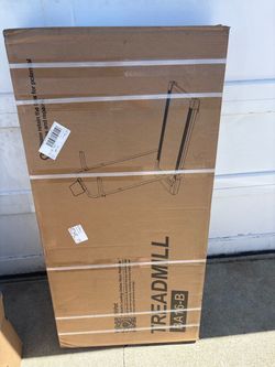 100% brand new in box Walking Pad Treadmill with Foldable Handle Bars, Incline, Fun App, and remote control