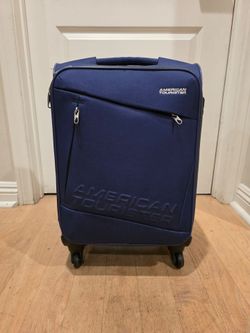 Blue American Tourism Carry-on suitcase