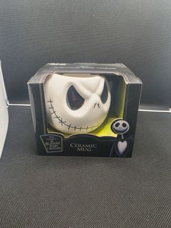 Disney Nightmare Before Christmas Jack Skeleton Ceramic Mug
