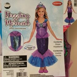 Girls Dazzling Mermaid Costume