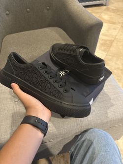 Dior B33 Sneaker Raised Embroidery Black Men's Size US 10/ EU 44