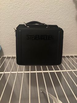 Steve Madden black handbag with strap