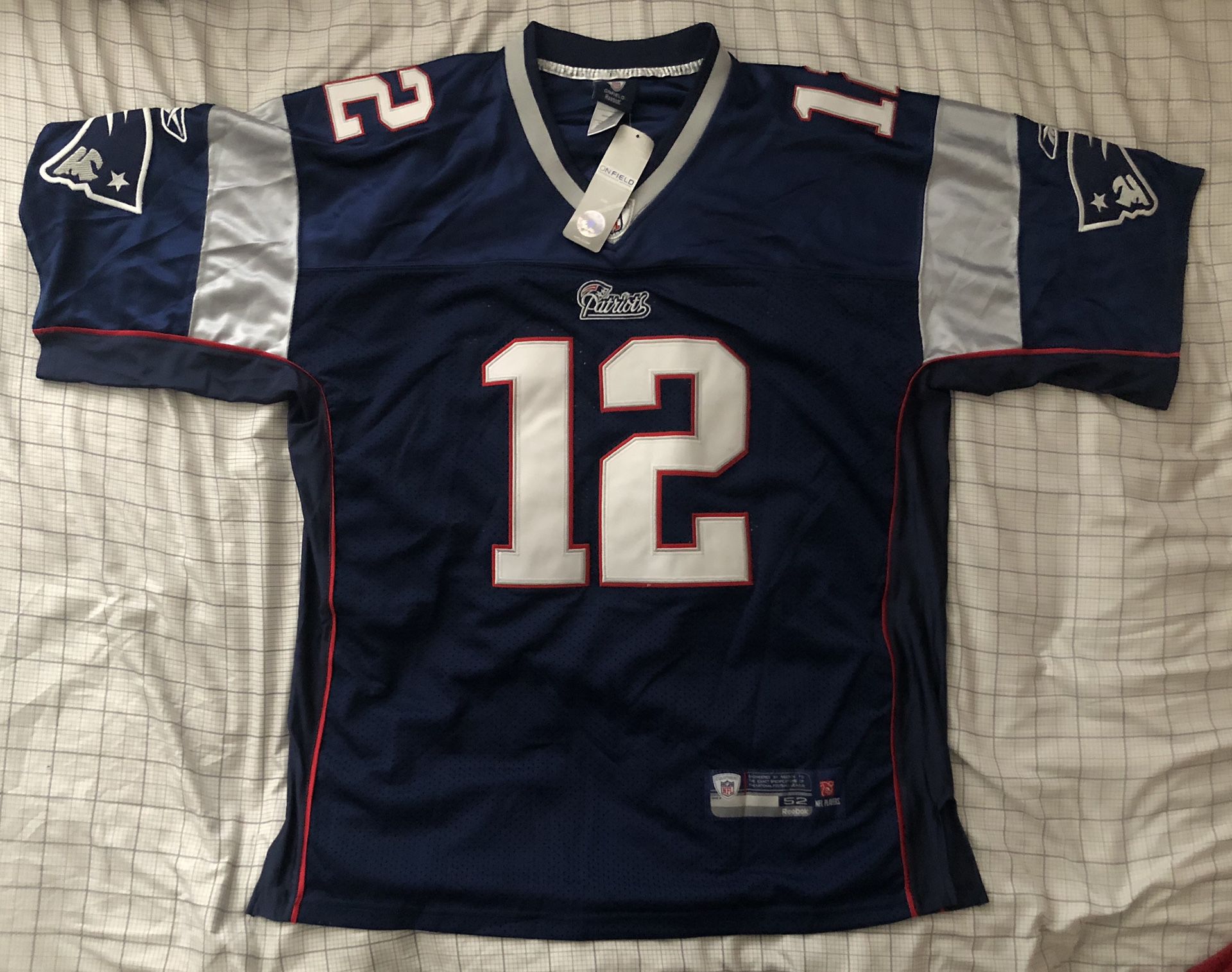 New England Patriots Tom Brady Authentic Stitched Reebok Jersey