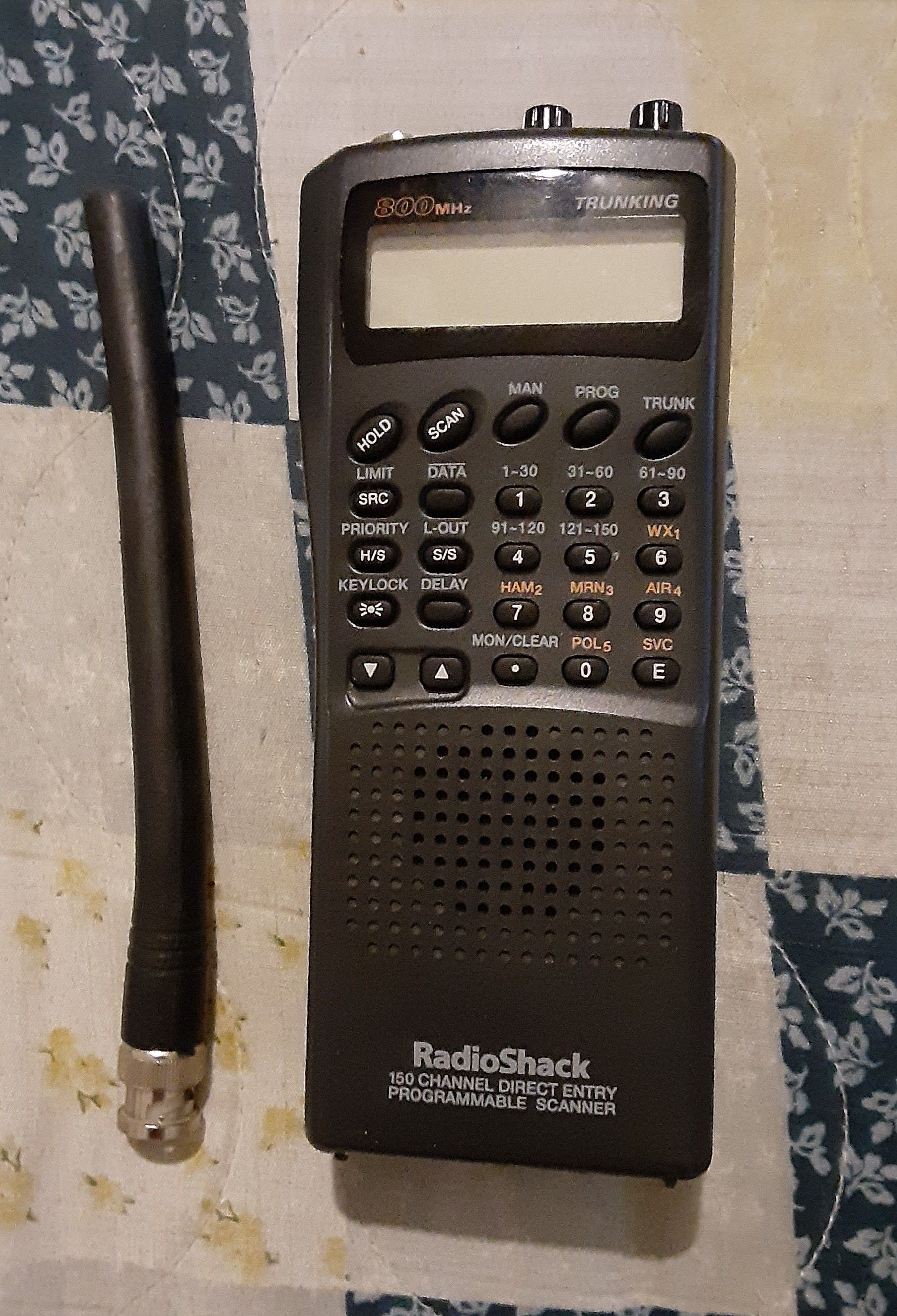 RADIO SHACK 150 CHANNEL PROGRAMABLE SCANNER