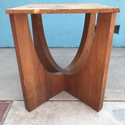 Wood coffee table stand 