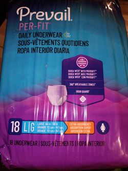 Prevail Adult Large Briefs