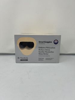 Therabody SmartGoggles (2nd Generation) Heated Eye Mask & Eye Massager - Blackout Sleep Mask & Temple Massage