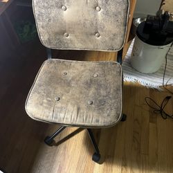 Brown Suede Office Chair