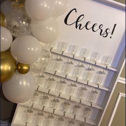 Champagne Wall Booking