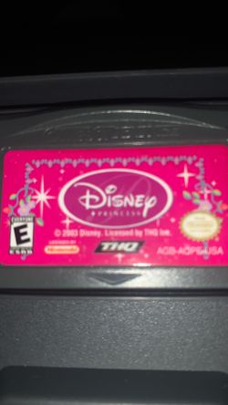 Gamboy advance Disney princess