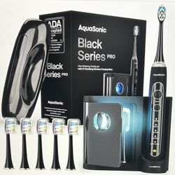 Aquasonic Black Series PRO UV Electric Toothbrush