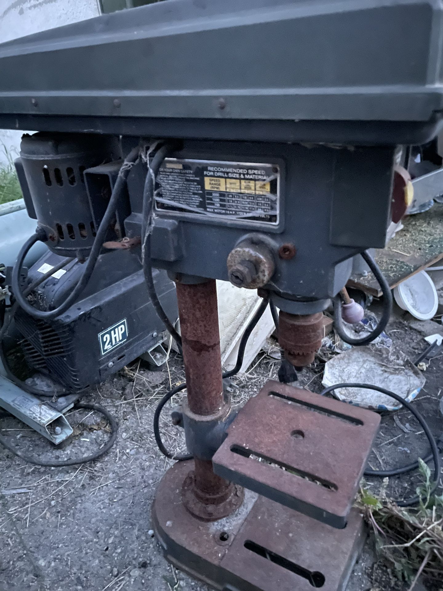 Drill Press For Table Top. Craftsman. Works . Could Yes A Little Cleaning