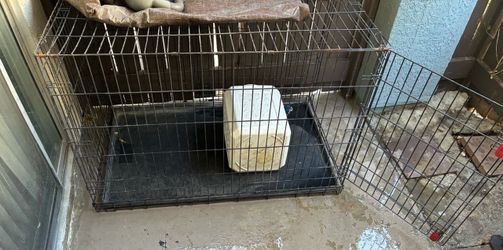 Large dog kennel cage