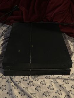 PS4 with controllers