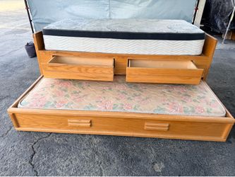 Twin pull out bed