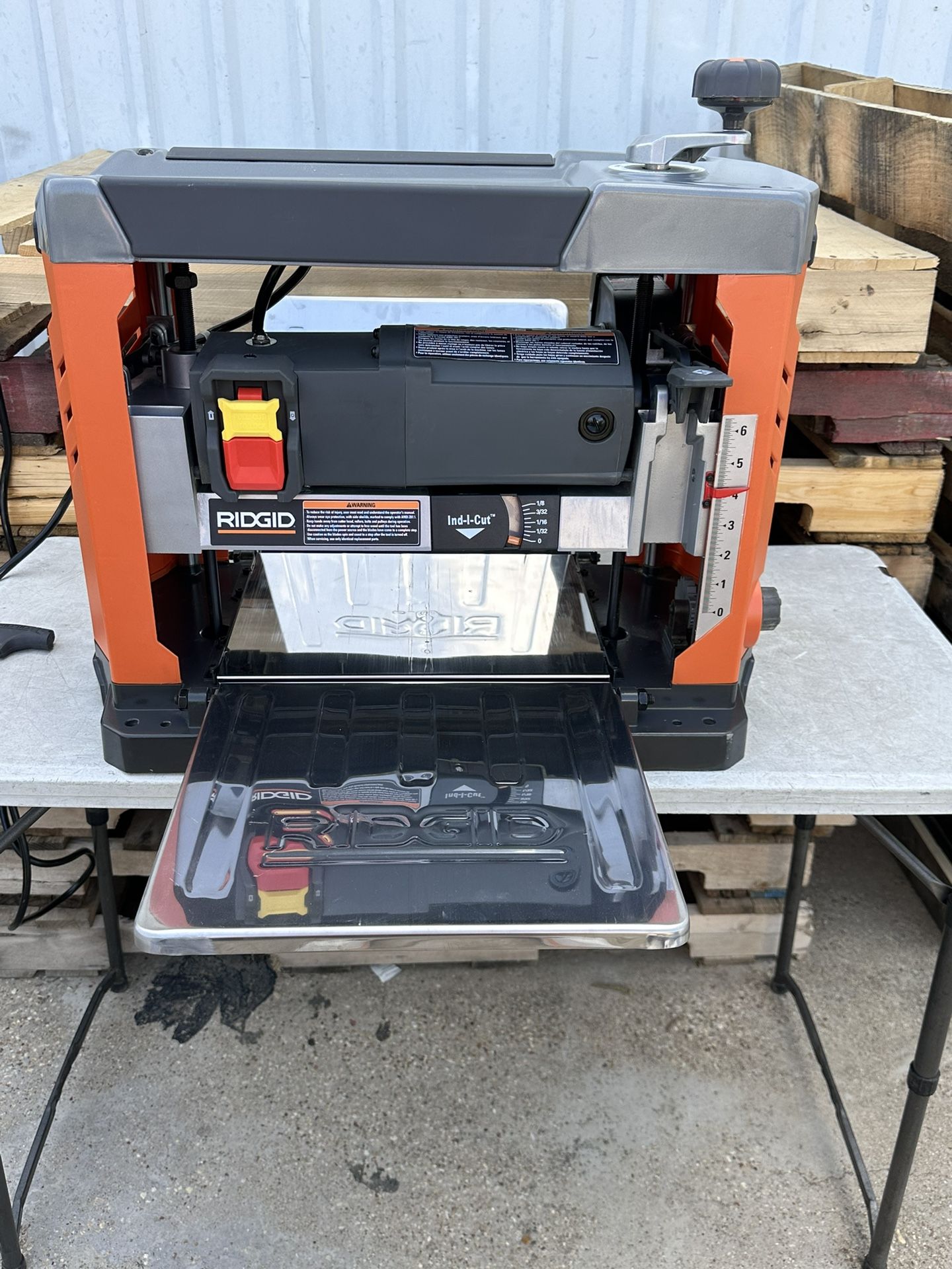 RIDGID 15 Amp Corded 13 in. Thickness Corded Planer Used perfect work $265