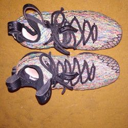 LeBron's fruity pebbles basketball shoes