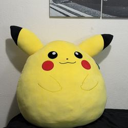 New - Pikachu 24” Squishmallows Soft Pokemon Plush Toy