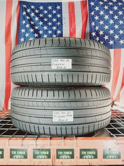 ✅ 255/40ZR21 PIRELLI PZERO PZ4 MAX PERFORMANCE SUMMER 2 NICE USED TIRES 255 40 21