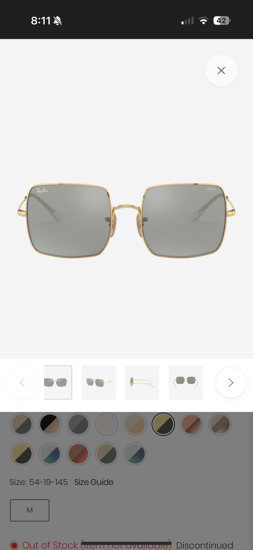Ray-Ban™ Square Sunglasses