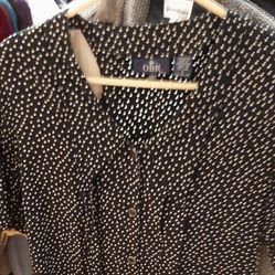 Short Sleeve OBR Polka Dot Shirt. Size S