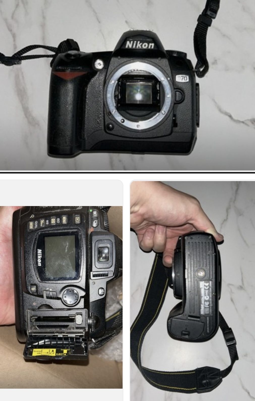 Nikon D70 Camera With New Battery