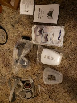 3M Safety 142-6200 6000 Series Reusable Half Face Mask Respirator, Medium