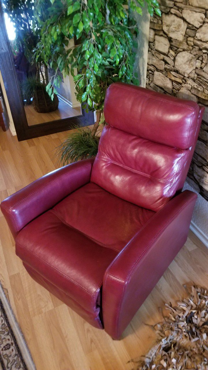 Genuine LEATHER Recliner