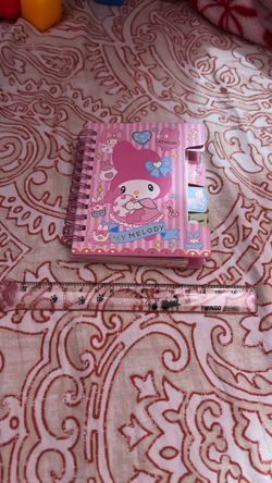 Cute boot book to write in with cute ruler