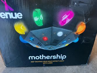 NUMARK DJ party Mix and Venue Mothership-360°  light show