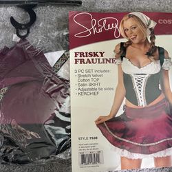Frisky Fraulein German Women's Costume Size
