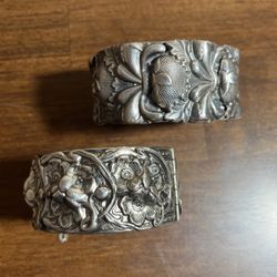 Two Repousse Bracelets
