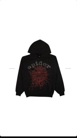 Sp5der OG Rhinestone Logo Hoodie