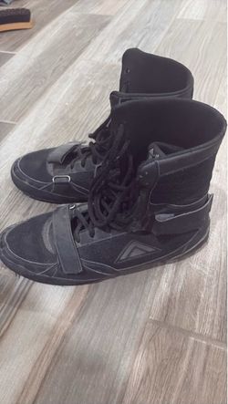 Adam’s boxing shoes