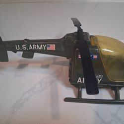 80s Toys : Jet Plane And Army Helicopter 
