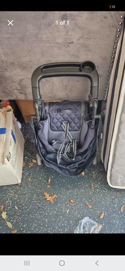 Black Baby Stroller with Cup Holder