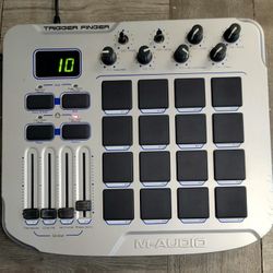 M-Audio Trigger Finger MIDI Controller with Pads -tested