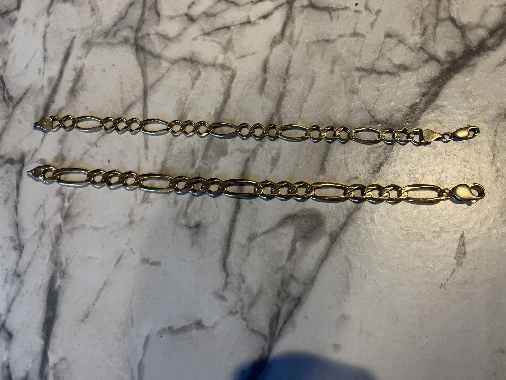10k Yellow Gold Bracelets/Anklets