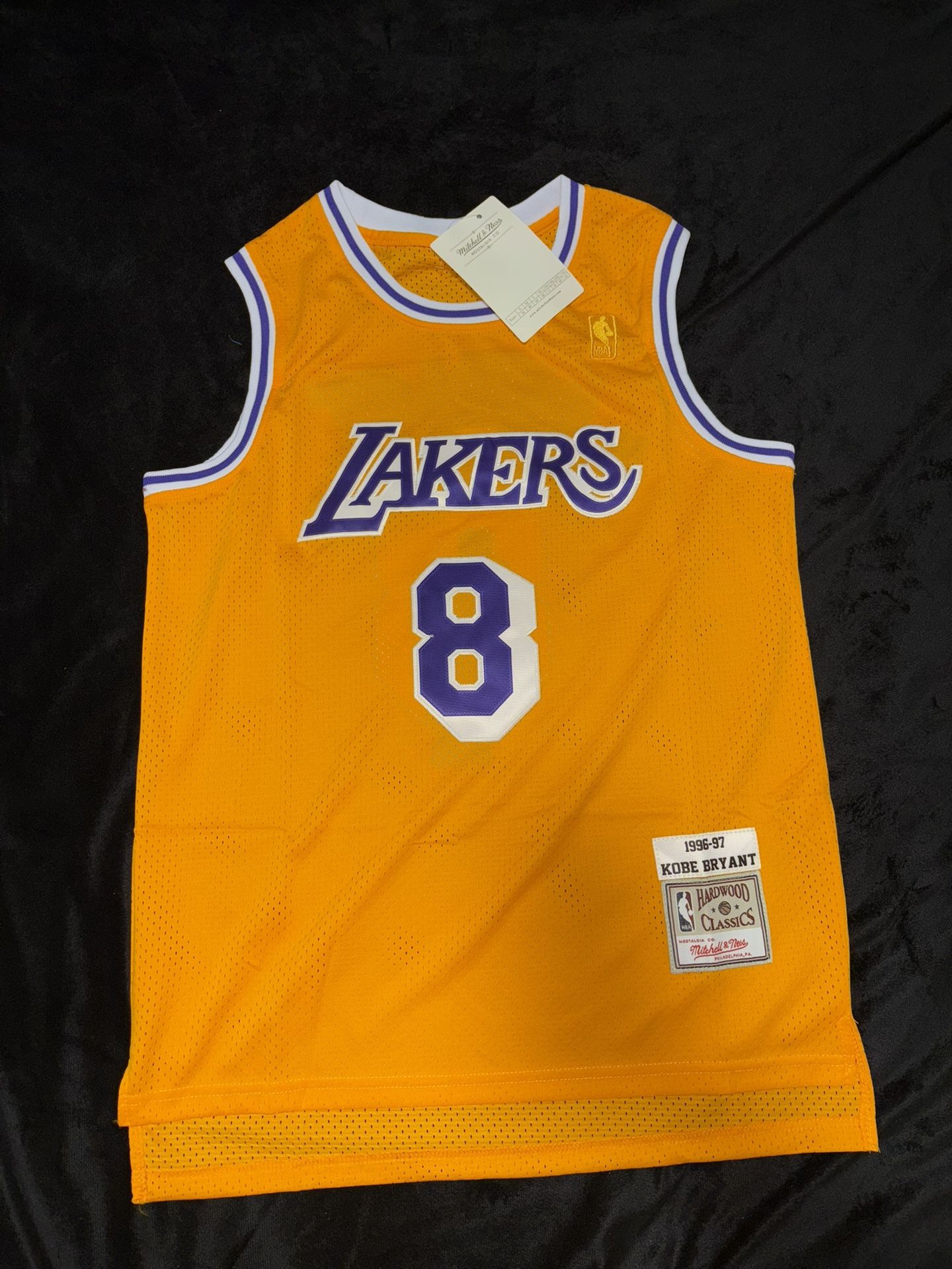 Kobe Bryant Lakers 8 Gold Jersey