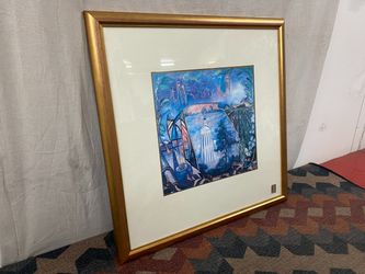 Vivid Surrealist Painting Framed Print by William Tolliver