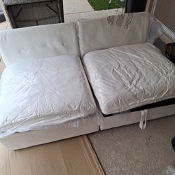 Modular storage sofa