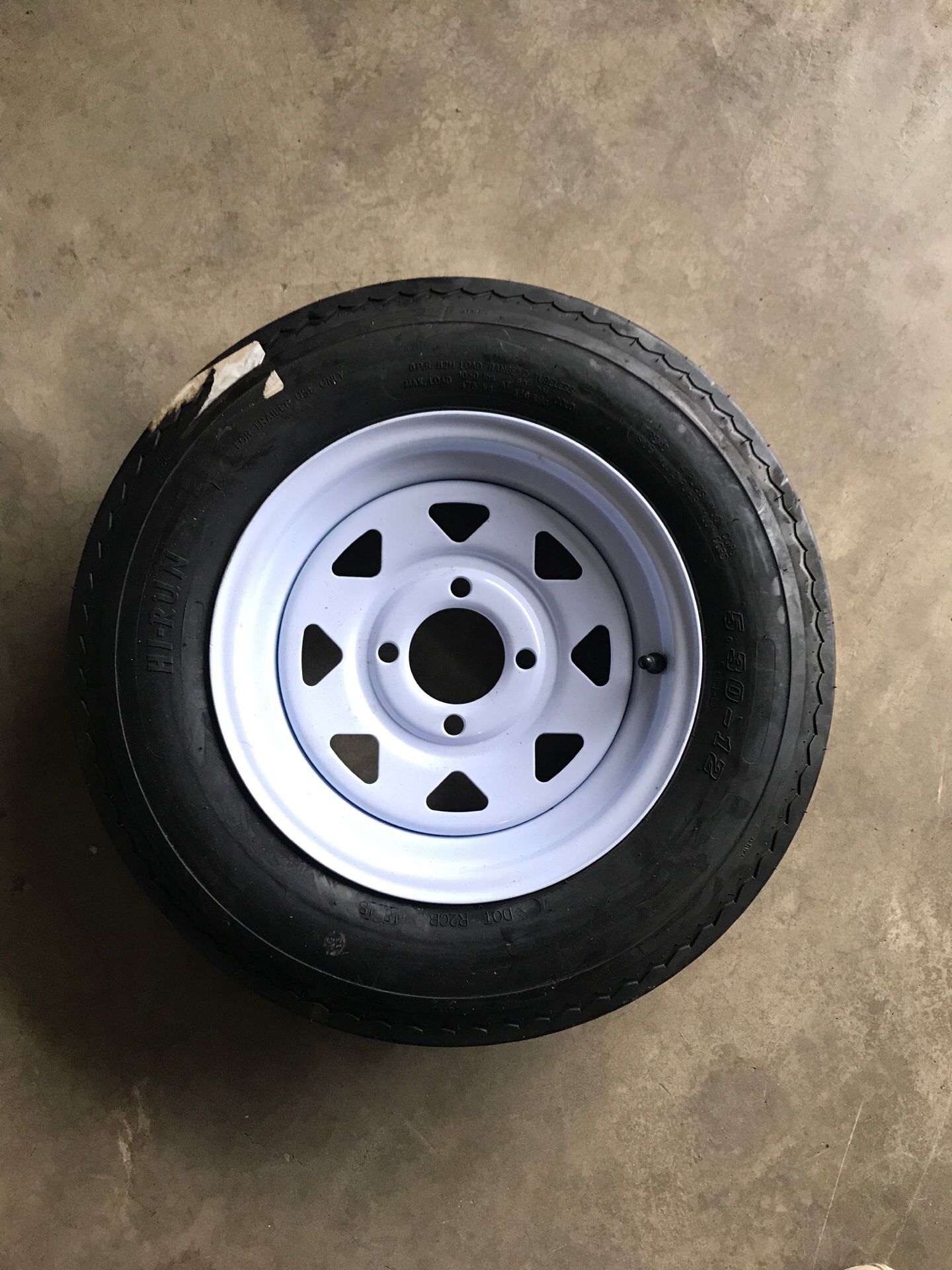 Brand new trailer tire