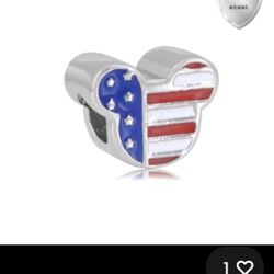 European Large Hole Mickey Mouse Charm