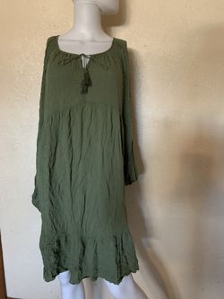 Green Dress Large
